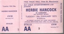 Free Trade Hall Manchester 13Th Feb 1979