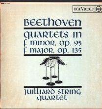 Beethoven - Quartets In F Minor, Op. 95 · F Major, Op. 135