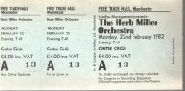 Free Trade Hall Manchester 22Nd Feb 1982