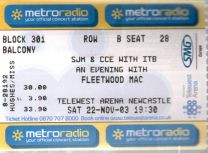 Telewest Arena Newcastle 22Nd November 2003