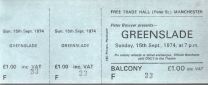 Free Trade Hall Manchester 15Th Sept 1974