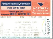 Newcastle Telewest Arena 4Th March 2002