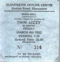 Gloucester Leisure Centre March 4Th 1983