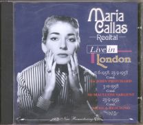 Maria Callas -Recital- Live In London