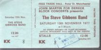Free Trade Hall Manchester 19Th Nov 1977