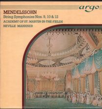 Mendelssohn String Symphonies Nos. 9, 10 & 12