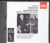 Sibelius - Symphonies Nos. 4 & 6, Lemminkäinen's Return, The Bard, Prelude To The Tempest