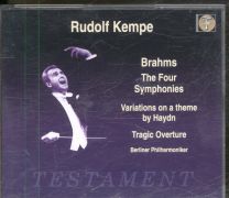 Brahms - Four Symphonies / Variations On A Theme / Tragic Overture