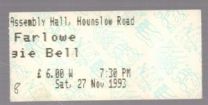 Feltham Assembly Hall 27 Nov 1993