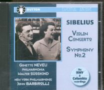 Sibelius - Violin Concerto / Symphony No. 2