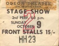 Odeon Theatre Leeds 9/10/66