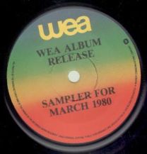 Wea Album Release Sampler For March 1980