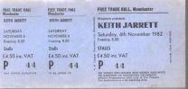 Free Trade Hall Manchester 6Th Nov 1982