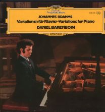 Johannes Brahms - Variationen Für Klavier - Variations For Piano