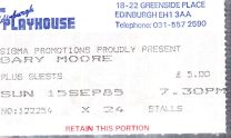 Edinburgh Playhouse 15 September 1985