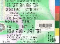 Croke Park - Vertigo Tour 2005 -24Th June 2005