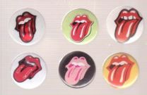 Tongue Button Badges X6