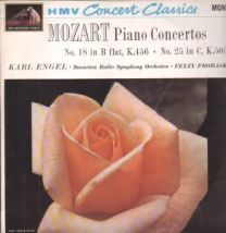 Mozart Piano Concertos No.18 In B Flat / No.25 In C
