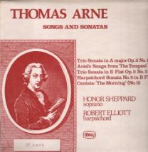 Thomas Arne - Songs And Sonatas