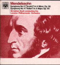 Mendelssohn - Symphony No.3 In A Minor, Op. 56 ("Scotch") / Symphony No. 4 In A Major, Op. 90 ("Italian")