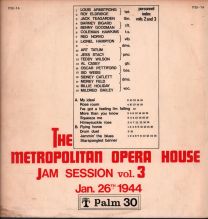 Metropolitan Opera House Jam Session Vol. 3 Jan. 26Th 1944