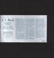 J.s. Bach - Brandenburg Concerto No. 1 In F Major / Brandenburg Concerto No. 3 In G Major