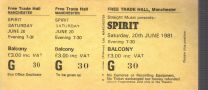 Free Trade Hall Manchester 20Th June 1981