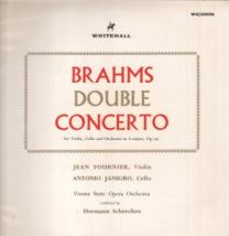 Brahms Double Concerto For Violin, Cello And Orchestra