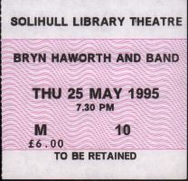 Solihull Library Theatre Thu 25 May 1995