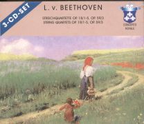Beethoven - Streichquartette Op. 18/1-5, Op. 59/3 = String Quartets Op. 18/1-5, Op. 59/3