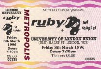 University Of London Union 8Th March 1996