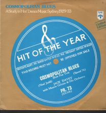 Cosmopolitan Blues A Study In Hot Dance Music Sydney 1929-1933