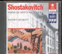 Shostakovich - String Quartets Nos. 1, 3 & 4