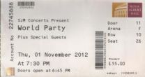 Royal Albert Hall, 01 November 2012
