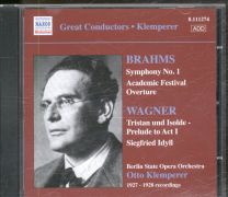 Brahms  / Wagner - 1927-1928 Recordings