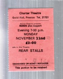 Charter Theatre Preston 22Nd November
