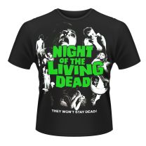 Plastic Head Night of the Living Dead Men's T-Shirt Black Medium - Medium