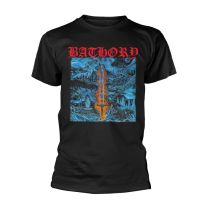 Bathory Blood On Ice Men T-Shirt Black L, 100% Cotton, Regular