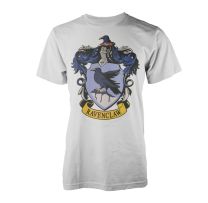 Plastic Head Men's Harry Potter Ravenclaw Banded Collar Short Sleeve T-Shirt, White, Xx-Large - Xx-Large