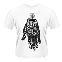 Plastic Head Men's Biffy Clyro White Hand T-Shirt, X-Large - X-Large