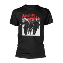 Abrasive Wheels T Shirt Juvenile Band Logo Official Mens Black L - Large