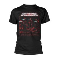 Paul Di'anno's Battlezone T Shirt Fighting Back Official Mens Black L - Large
