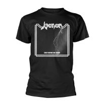 Venom T Shirt Calm Before the Storm Band Logo Official Mens Black S - Small