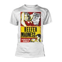 Plan 9 T Shirt Reefer Madness Official Mens White X-Large - X-Large
