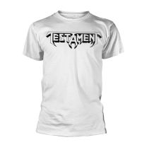 Testament T Shirt Bay Area Thrash Band Logo Official Mens White Xl - X-Large