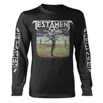 Testament 'practice What You Preach' (Black) Long Sleeve Shirt (Small)