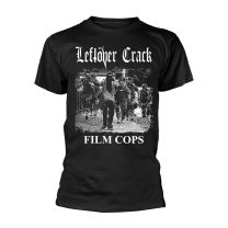 Leftover Crack T Shirt Film Cops Official Mens Black S - Small