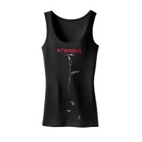 My Chemical Romance Vest Top Silver Rose Official Womens Skinny Fit Black L