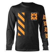 Type O Negative T Shirt Be A Man Band Logo Official Mens Black Long Sleeve L - Large