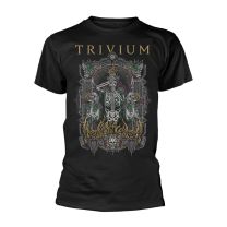 Trivium T Shirt Skelly Frame Band Logo Official Mens Black M - Medium